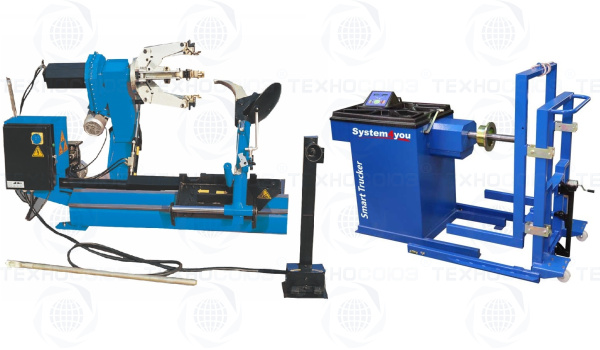 Комплект TS-26D Шиномонтажный станок 14-26"+ Станок балансировочный Smart Trucker